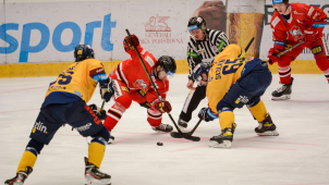 Hokejisté HC Olomouc derby se Zlínem nezvládli