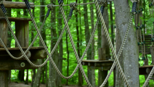 Strážníci sundávali vystrašenou dívku z atrakce v zoo