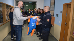 Volejbalistky VK UP ladily formu ve věznici