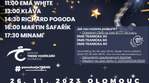 Vánoční benefiční koncert pro Spolek Trend vozíčkářů