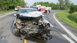 Na Olomoucku došlo k nehodě tří aut