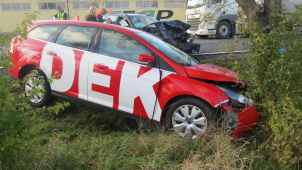 U Horních Moštěnic bourala tři auta