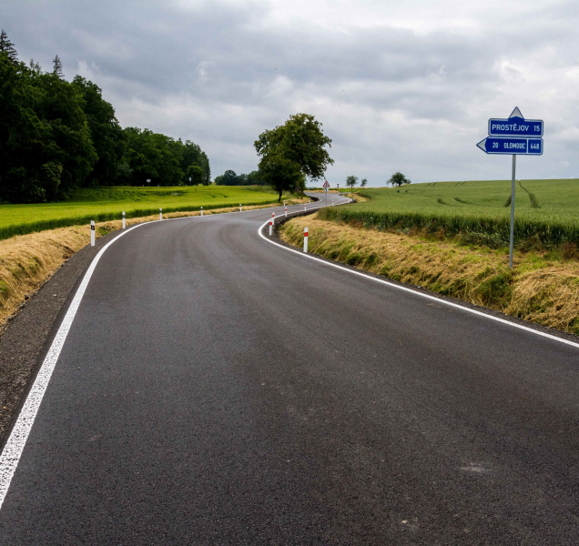 Z Laškova po hranice okresu Olomouc po novém