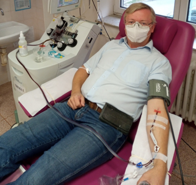 Olomouc podporuje dárcovství krve, zástupce ocenil červený kříž