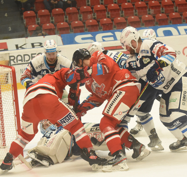 Hokejisté HC Olomouc prohráli doma s Kometou