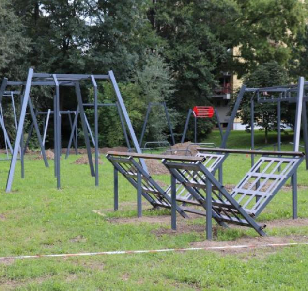 V přerovské Sokolské ulici chystají venkovní posilovnu