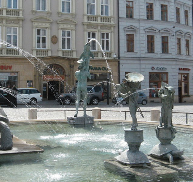 Olomoucké kašny budou zase stříkat vodu