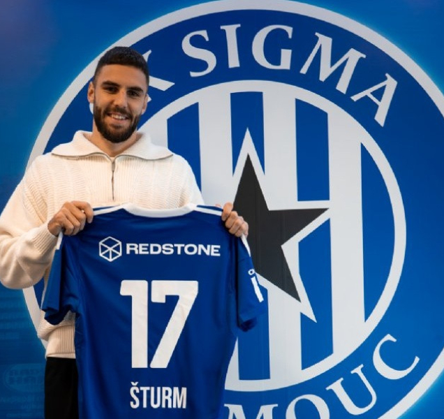 Sigma posiluje, koupila z Celje záložníka Šturma