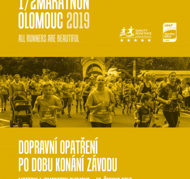 Dopravní omezení v době půlmaratonu