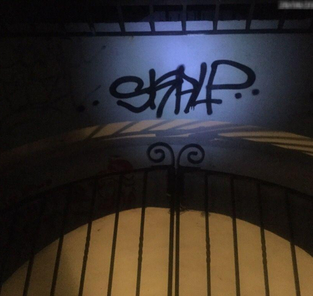 Další sprejer dosprejoval, strážníci se činili