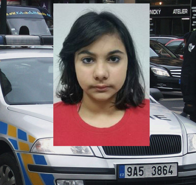 Policejní pátrání po mladistvé s rizikovým těhotenstvím.