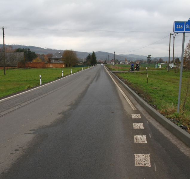Průtah Libinou je další ze silnic, které letos kraj opravil