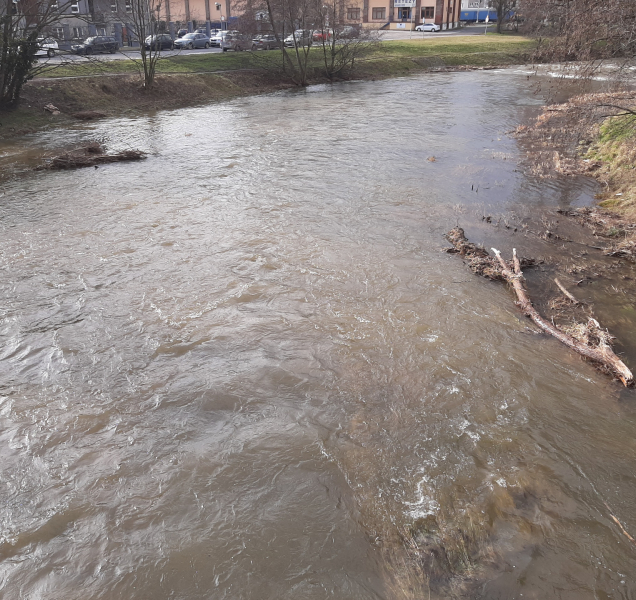 Hladiny řek v Olomouci a okolí už zase klesají