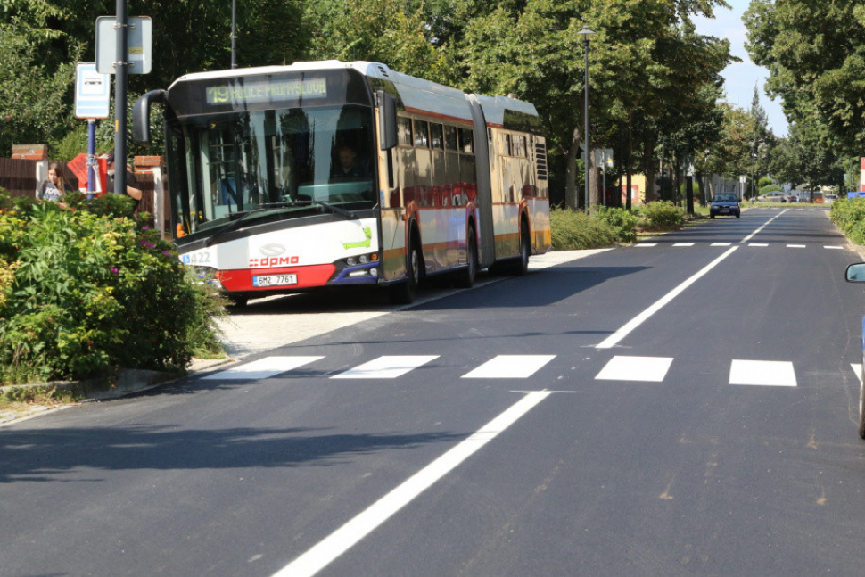 V Holici skončila oprava silnice