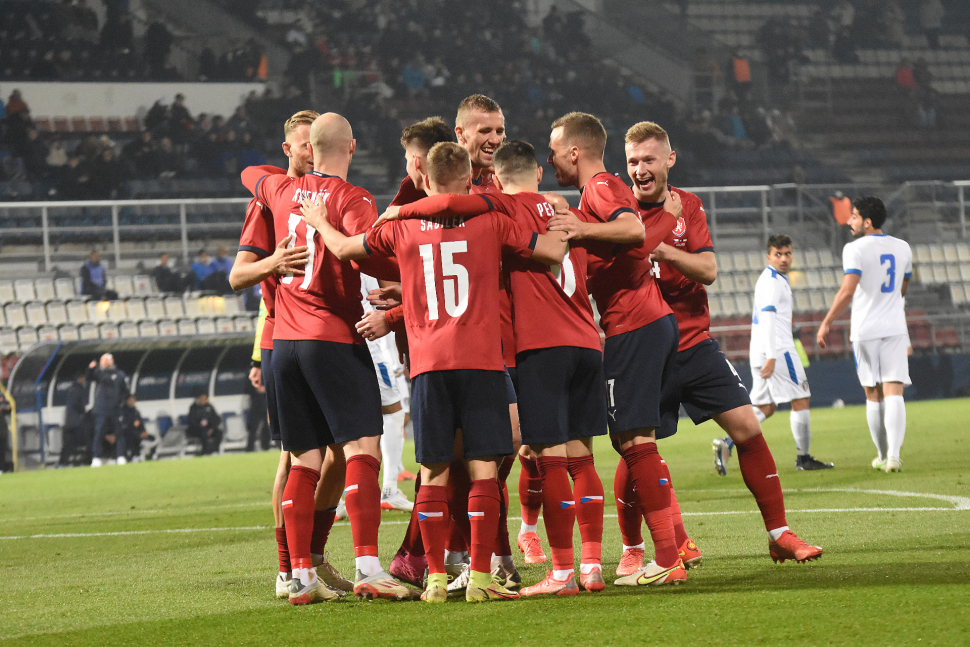 Repre na Andrově stadionu cvičila zakončení