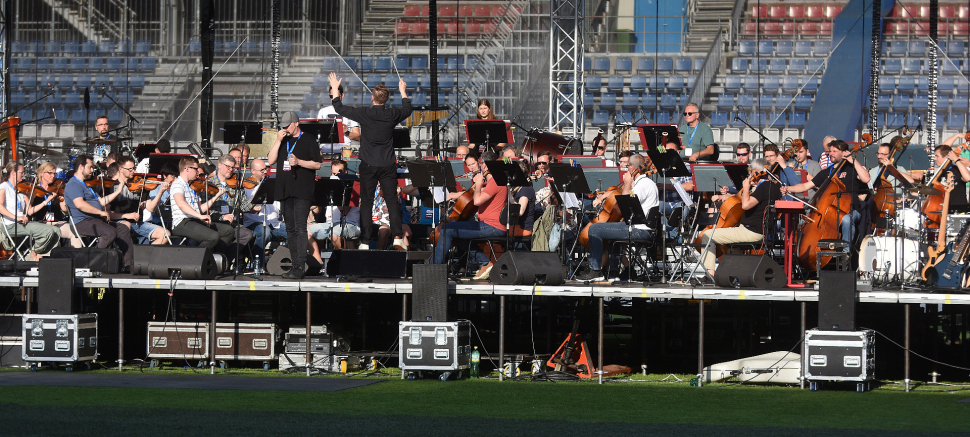 Festival filharmonie opanuje Andrův stadion