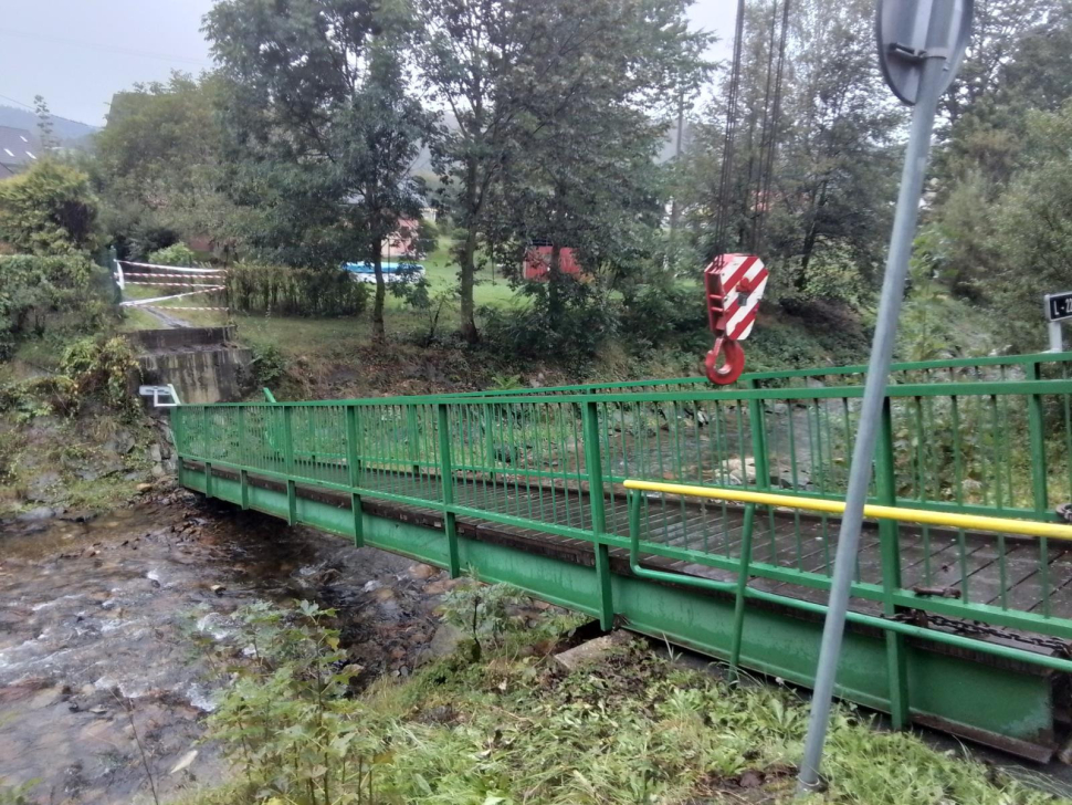 Záplavy na Jesenicku, hlavní přívaly deště se čekají během dneška