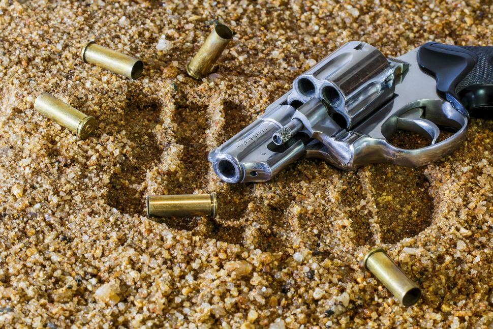 Plynovou pistolí střílel v rodinném domě